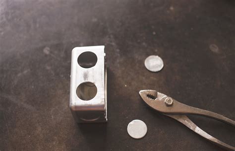 how to punch out electrical box|electrical box knockout reducing washers.